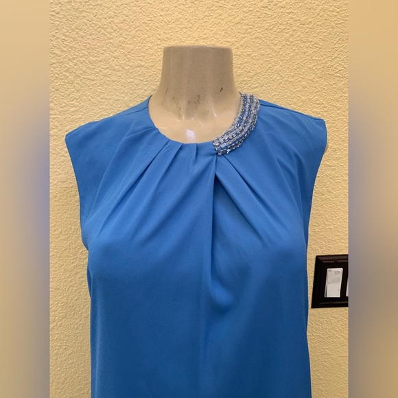 3.1 Phillip Lim For Target 🎯 Size Small Blue Sleeveless Above Knee Shift Dress - Picture 2 of 9